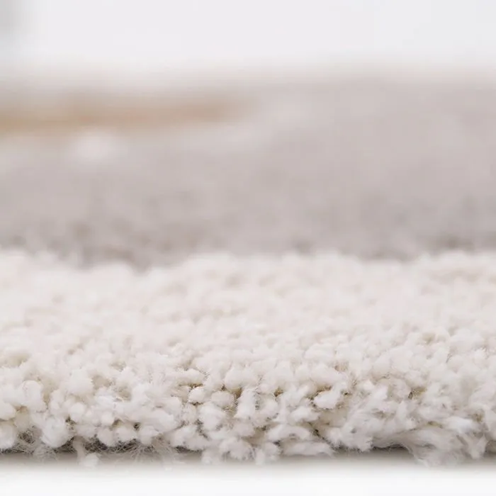 Tapis chambre enfant rond BOHEMIAN DAISY TAUPE-3