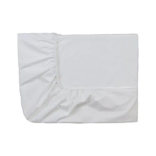 Drap Housse - Essix Home Collection - Percale de Coton - 140 x 200 cm - Blanc - 80 Fils/cm²-0