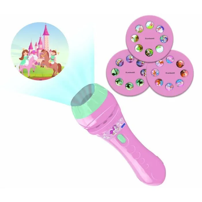 Projecteur à histoires - Licorne - Multicolore - 3 disques inclus - Pour enfants à partir de 3 ans - Intérieur-3
