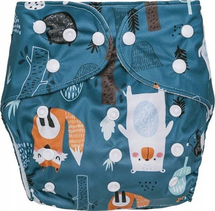 Couche lavable - couche d'apprentissage lavable Simed COUCHE AVEC POCHE OURS-0