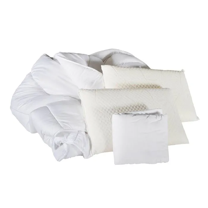 Pack  PHIGALIE 140x190 cm | Matelas Ressorts  + Sommier + Accessoires | Blanc-3