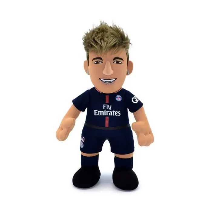 Jouet en peluche - PSG - Neymar - Bleu et rouge - 30 cm - Enfant-0