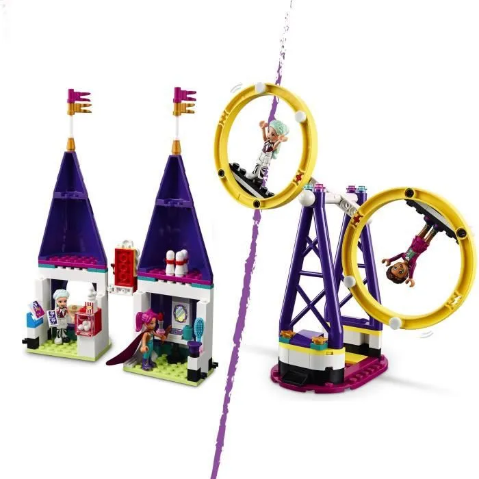 LEGO® 41685 Friends Les montagnes russes de la fête foraine magique, parc d’attraction, jouet fille et garçon de 8 ans et plus-2
