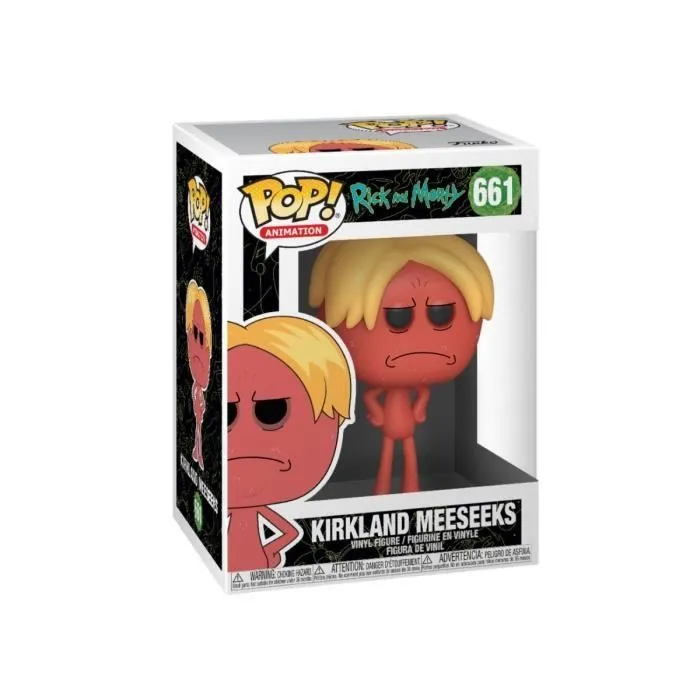 Figurine POP! Rick et Morty - FUNKO - Kirkland Meeseeks - 9 cm - Intérieur - Mixte - Adulte-1
