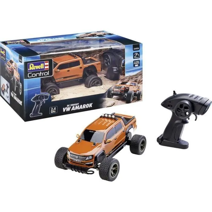 Truggy Amarok Auto RC électrique - REVELL - Télécommande 2.4 GHz - Blanc-0
