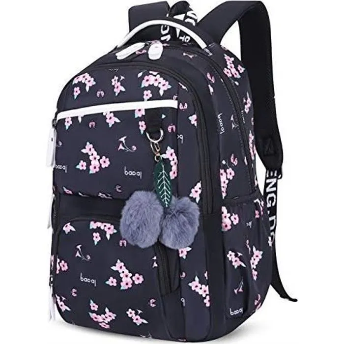 Sac à Dos - Femme - College - Imperméable - Nylon - 45cm x 30cm x 14cm-0