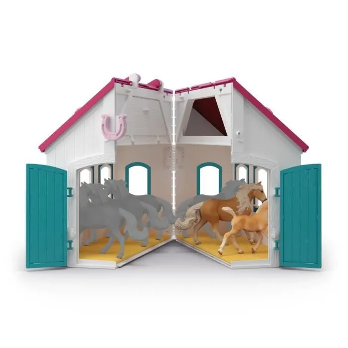Coffret Écurie Transportable SCHLEICH 42703 Horse Club, Dès 4 ans-6