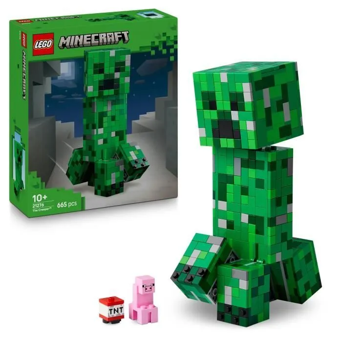 LEGO Minecraft 21276 Le Creeper - Jeu de Construction pour Garçon dès 10 Ans - Figurine-0