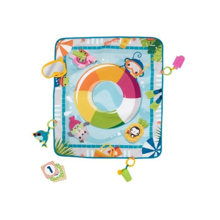 Fisher-Price - Tapis d’Activités Amusant - Tapis d’Éveil pour Bébé - Dès la naissance-0