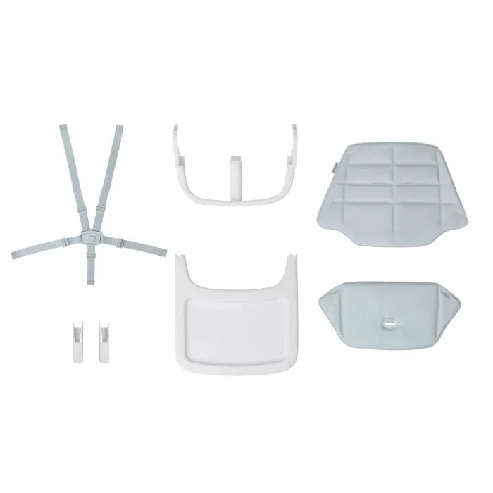 MAXI COSI Kit enfant pour Chaise haute bois évolutive Nesta, De 6 mois à 3 ans, Beyond Sky Grey-0