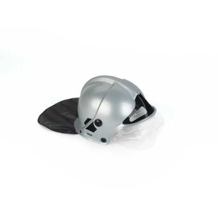 Casque de pompier gris avec visière escamotable et protège nuque - KLEIN - 8902-0