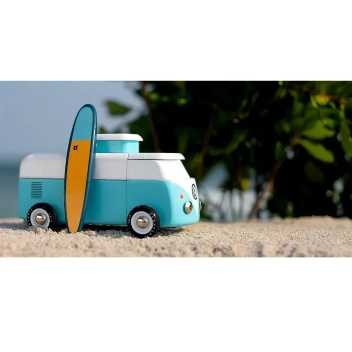Candylab Toys - VW Beach Bus bleu océan - DAM-1