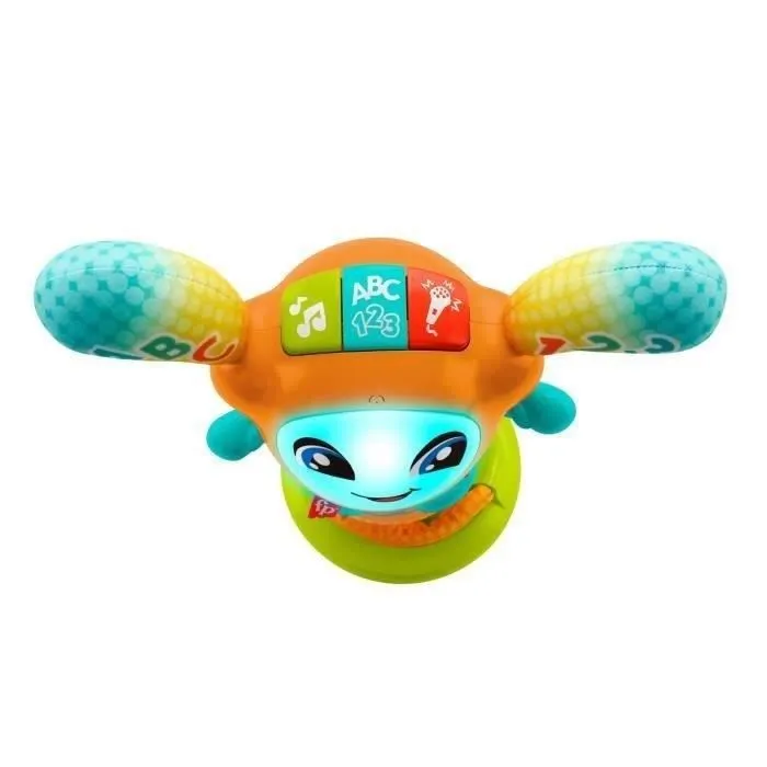 Fisher-Price-Mon Petit DJ, jouet d’éveil musical, version française HJP88-6