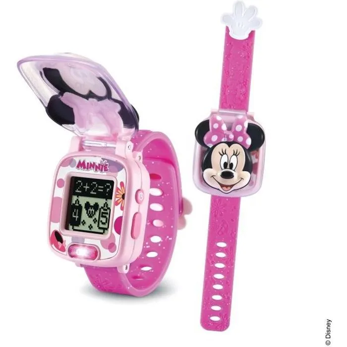 Montre-Jeu Interactive de Minnie - VTECH - Rose - Pour Enfant de 3 Ans et Plus-0