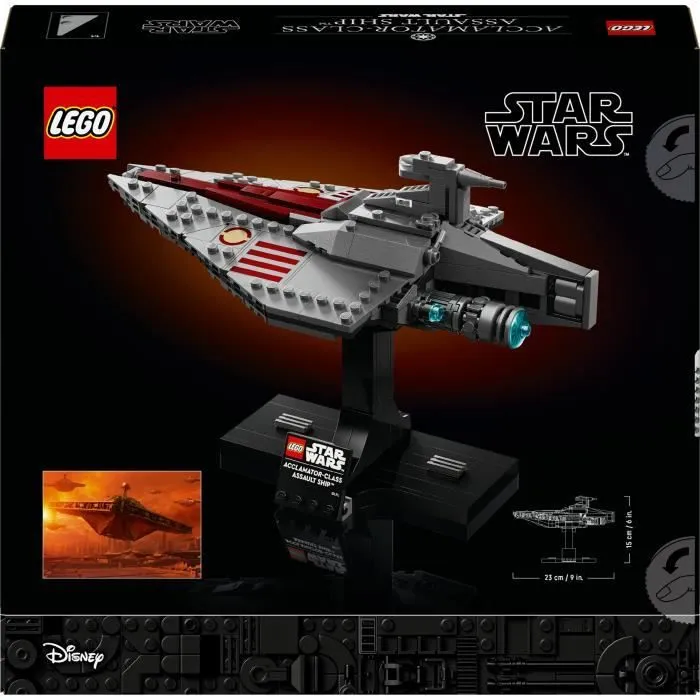 LEGO Star Wars 75404 Le transport d’assaut de classe Acclamator - Maquette pour adulte-5