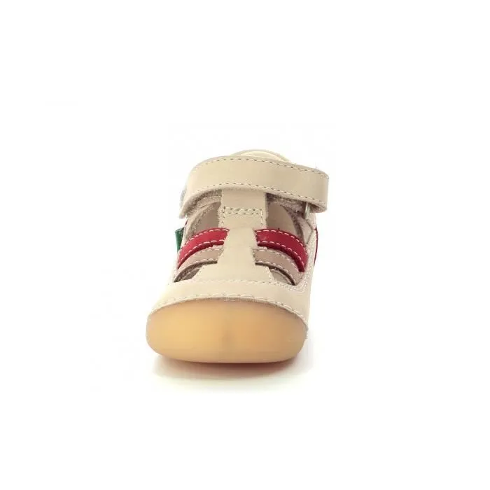 Sandales bébé garçon Kickers Sushy - beige - 27-3