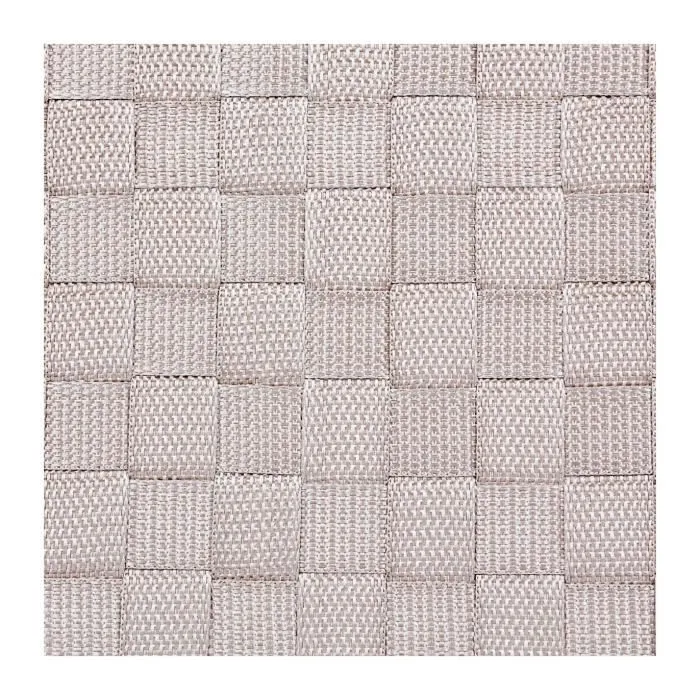 Panier de rangement - FIVE - Taupe - Polypropylène et Métal - L28 x P20,5 x H11,5 cm-1