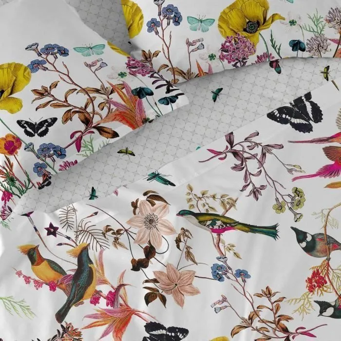 happy friday birds of paradise drap-housse 140x200-3