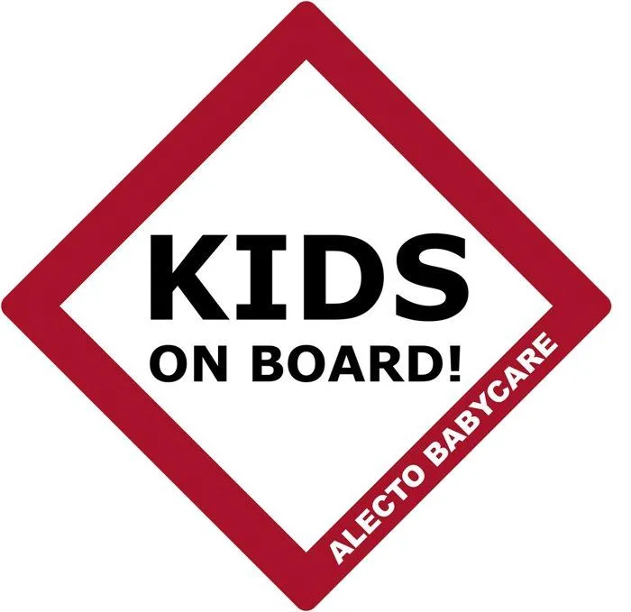 Signaletique bebe a bord Alecto - BV-16 - Plaque signaletique-0