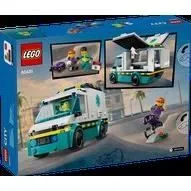 LEGO City 60451 L’ambulance de secours - Jouet de construction pour garçon dès 5 ans-5