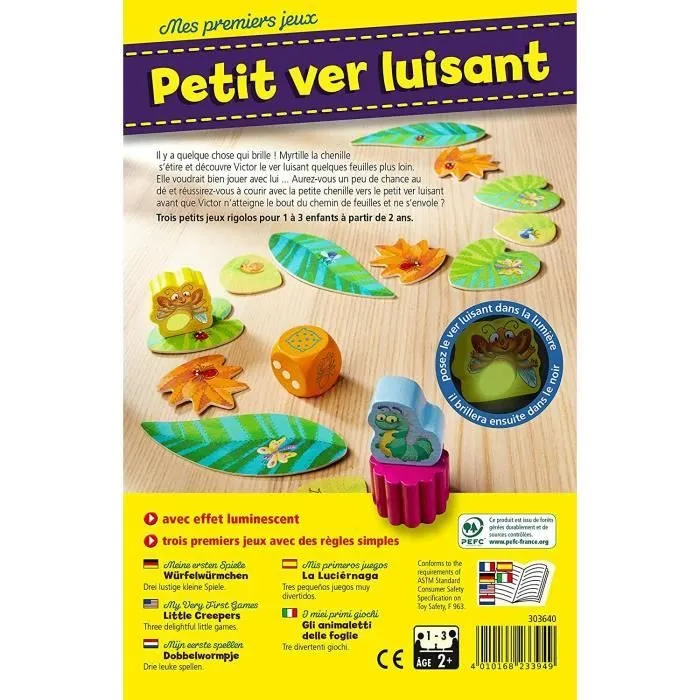 HABA - Mes Premiers Jeux - Petit ver luisant - 2 ans et plus, 303640-3