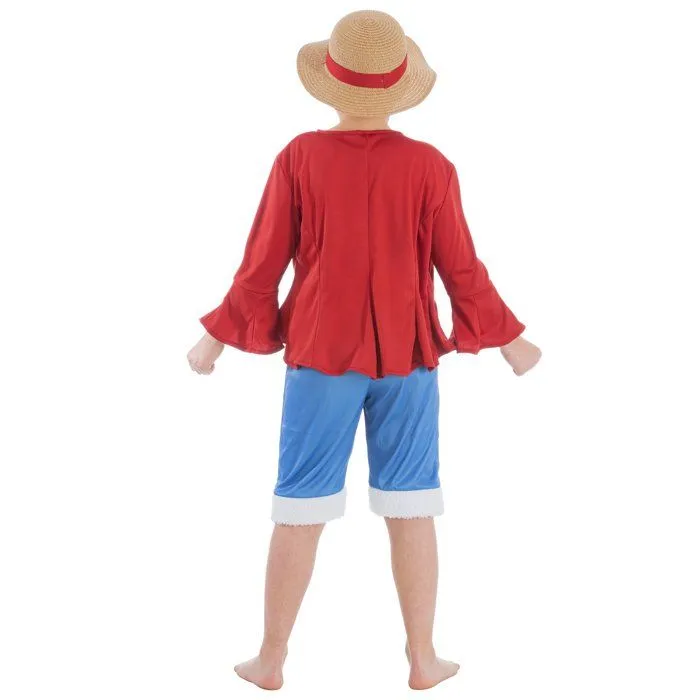 Déguisement Luffy One Piece garçon 7-8 ans (128 cm)-1