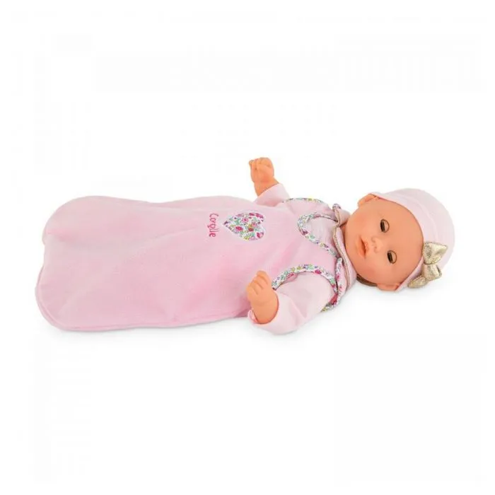 Turbulette fleurie pour poupon 30 cm Corolle - Rose - Mixte - Convient dès 18 mois-0