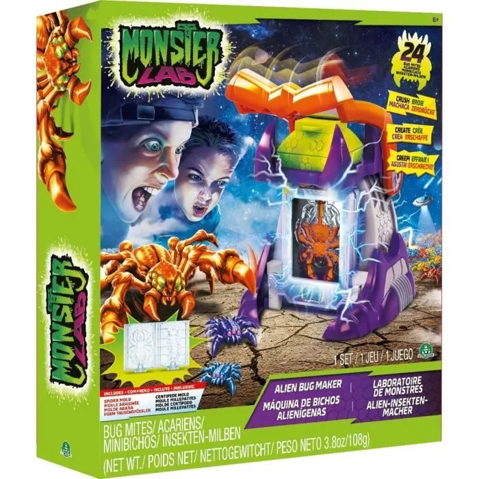 Jeu créatif - GIOCHI PREZIOSI - MONSTER LAB - Fabrique de monstres avec gel et moules-0