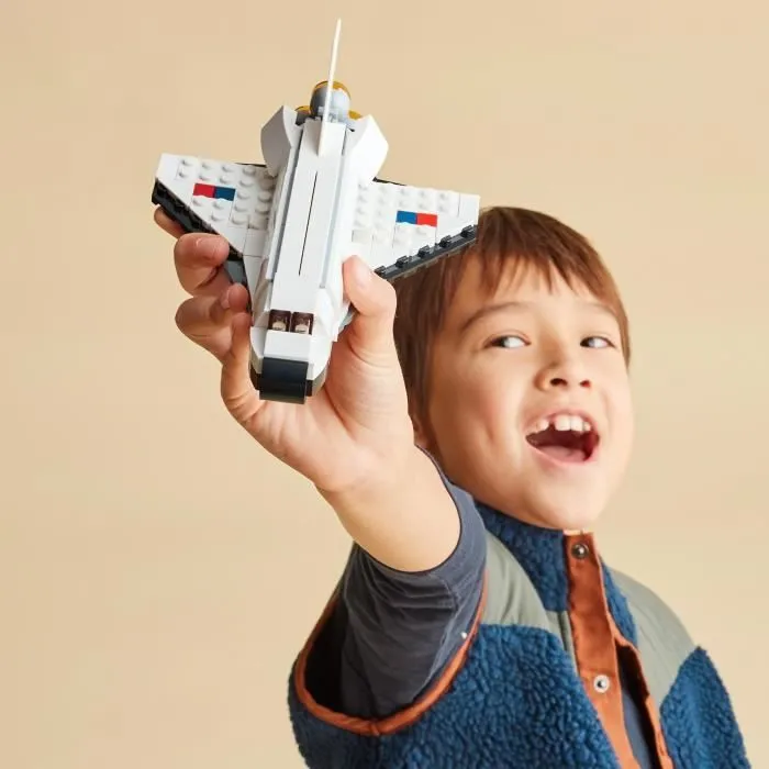 LEGO® Creator 3-en-1 31134 La Navette Spatiale, Jouet Figurine Astronaute avec Vaisseau, Enfants 6 Ans-5