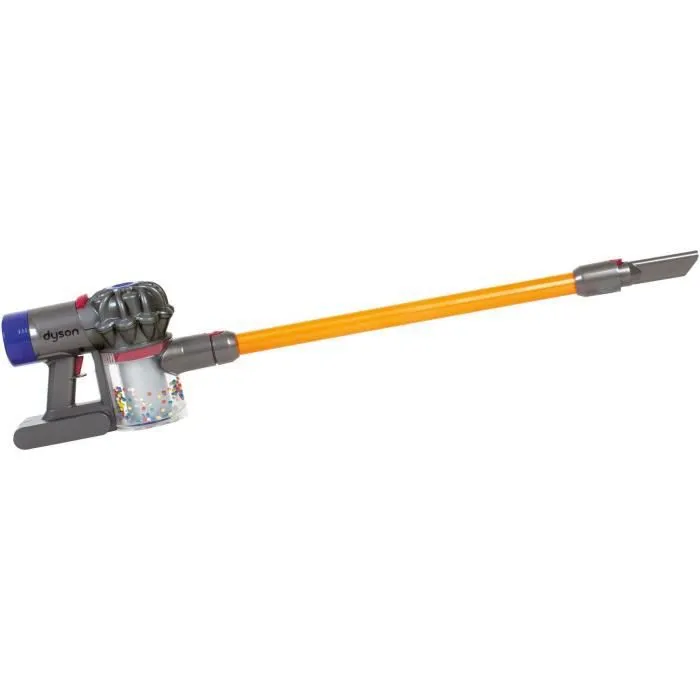 Jouet Aspirateur sans fil - CASDON - Dyson - Action Cyclone - Système d'enlèvement facile - Gris-1