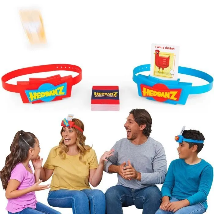 Social Game family party competition challenge Hedbanz Blast Off! Qu'est-ce que je suis Spin Master-3