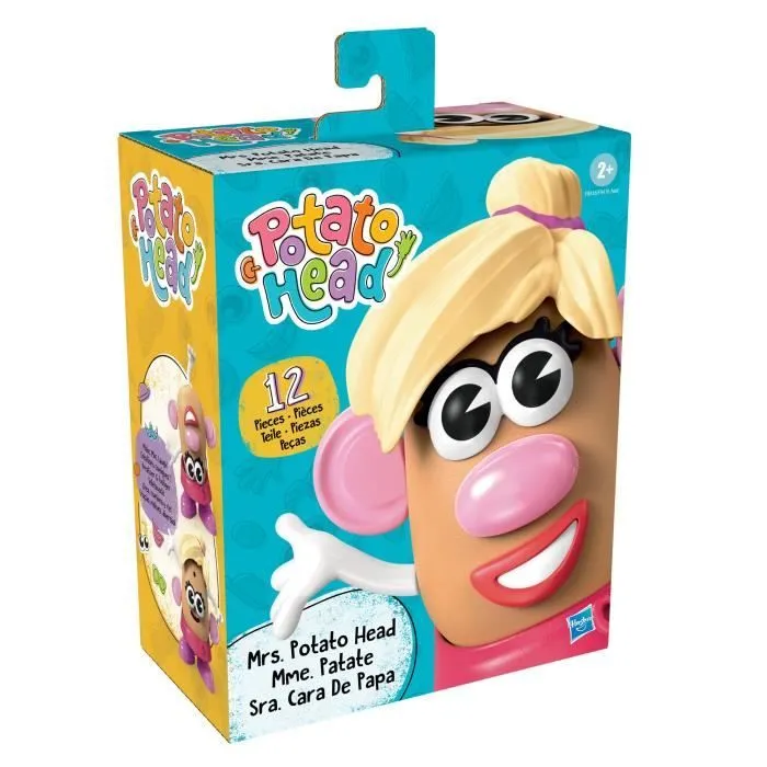 Figruine Madame Patate, 12 pièces à mélanger et à combiner , Mr. Potato Head Playskool Potato Head, Dès 2 ans-5