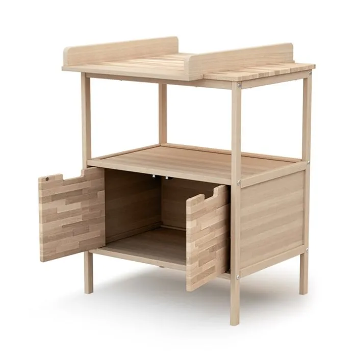Commode à Langer - AT4 - Ateliers T4 - Bois - 1 étagère - 2 tiroirs-2