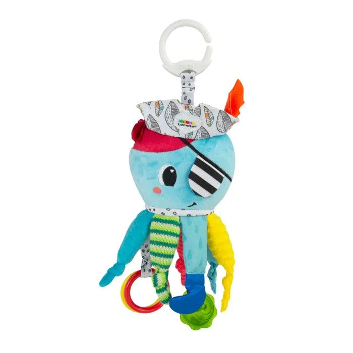 Jouet pour bébé - LAMAZE - Captain Calamari - Hochet et textures - Multicolore-0