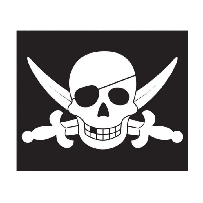 Drapeau Pirates avec système d'hisse-2