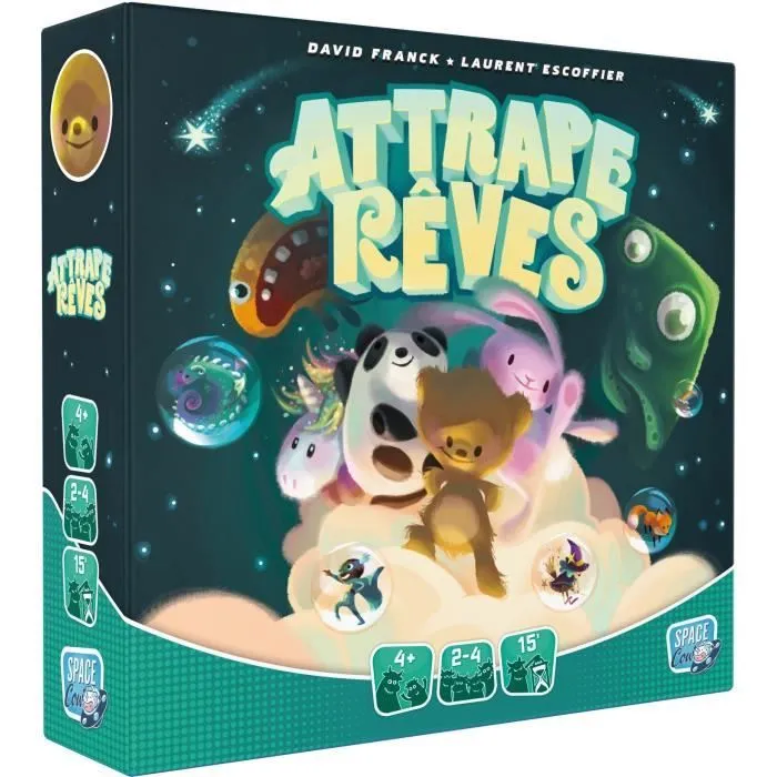 Space Cow | Attrape reves | Jeu de société | À partir de 4 ans | 2 à 4 joueurs | 15 minutes-0