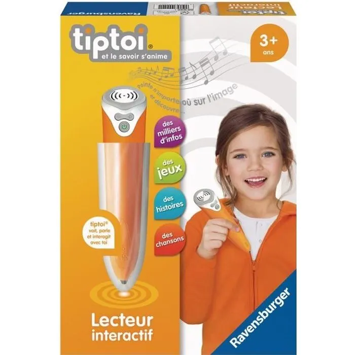 Lecteur interactif tiptoi® Ravensburger - Jeu éducatif sans écran pour enfant dès 3 ans-0