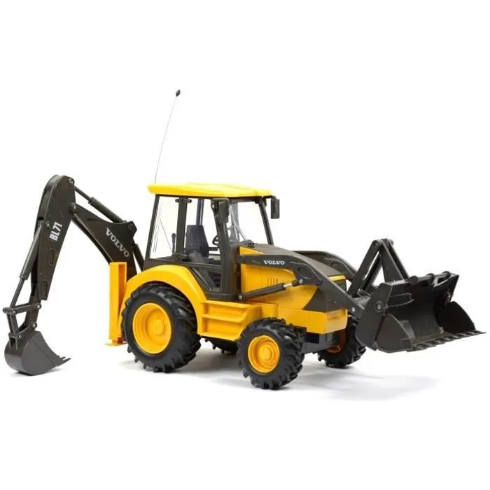 NEWRAY Engin Travaux Publics VOLVO Tractopelle Miniature - Radiocommandé - 1/18° - 48,5 cm-0