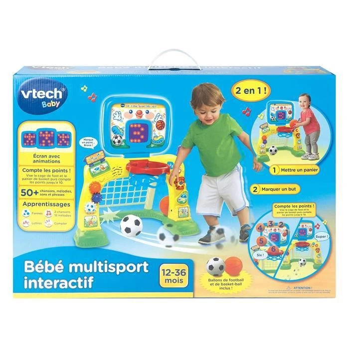 Jeu interactif Bébé Multisport Intéractif - VTECH - Basket/Foot - 12 à 36 mois-4