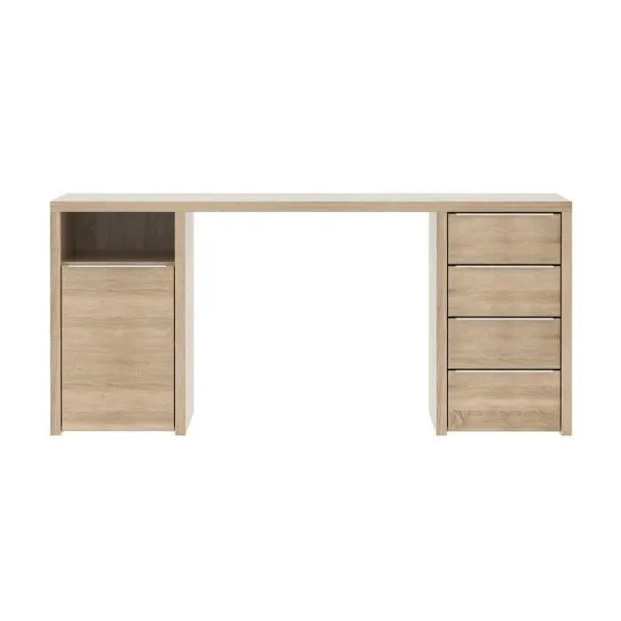 CALPE Bureau chêne sonoma - L 160 cm-2