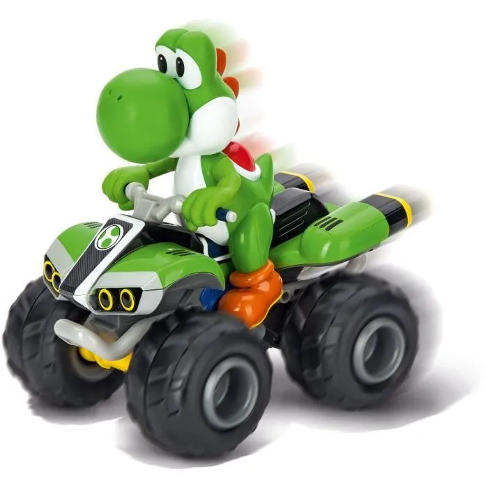 Quad radiocommandé Mario Kart™, Yoshi - CARRERA-TOYS - Technologie 2,4GHz - Extérieur-1