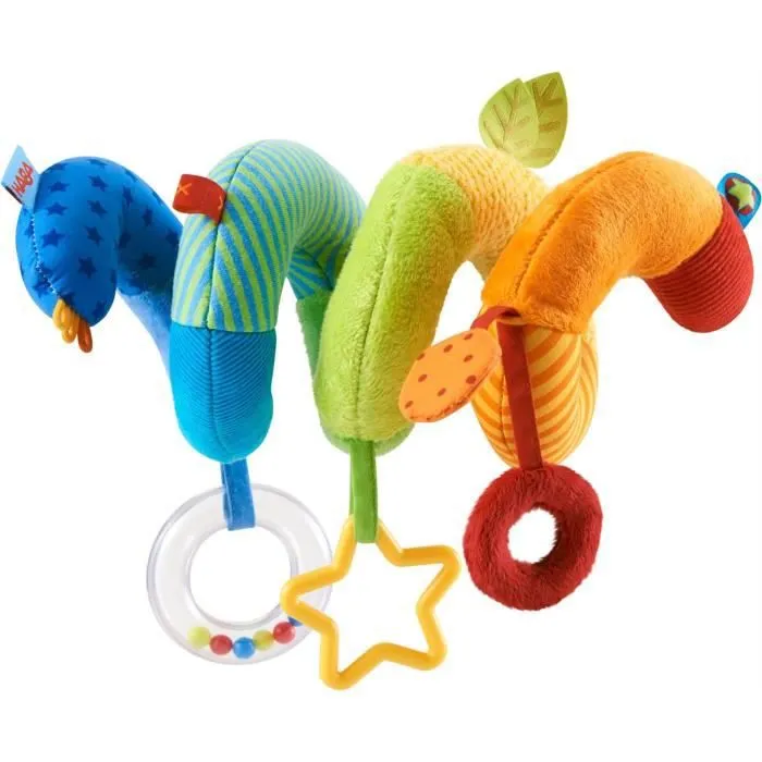 Mobile pour bébé - HABA - Spirale Arc-en-ciel - En voiture et au lit - Mixte-0