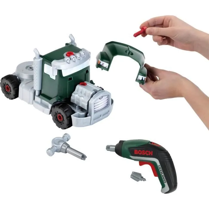 Jouet de bricolage - KLEIN - Camion de bricolage Bosch à monter/démonter - Jeu de construction de plus de 80 pièces.-4