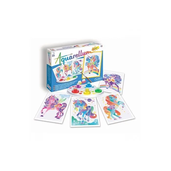 Aquarellum Junior : Licornes-1