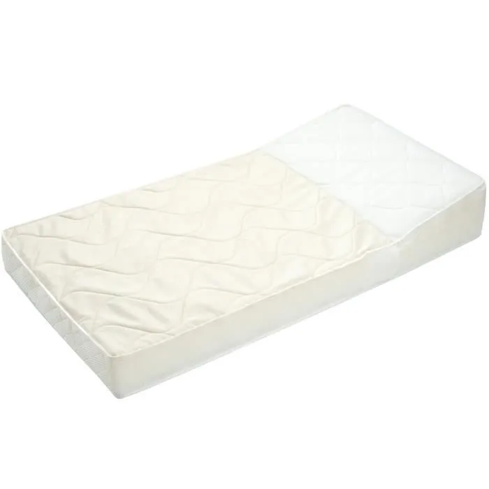 Matelas bébé Anti-reflux en coton bio Made in France Écru 60x120-0