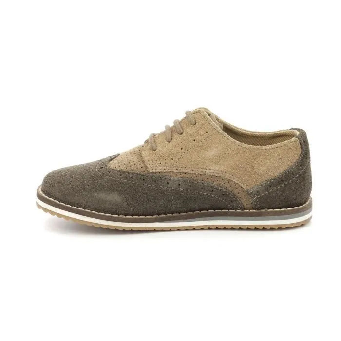 ASTER Derbies Loup Kaki beige-2