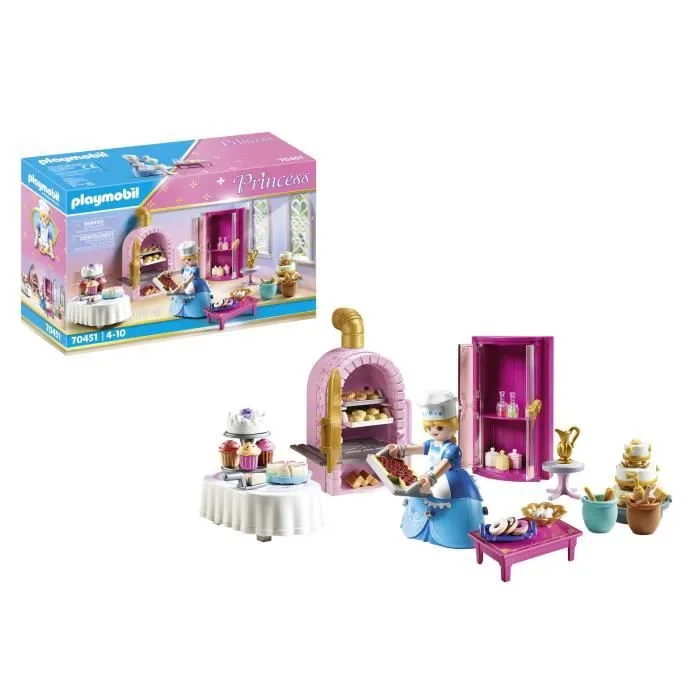 PLAYMOBIL 70451 Pâtisserie du palais, Les Princesses, 133 pièces, Dès 4 ans-0