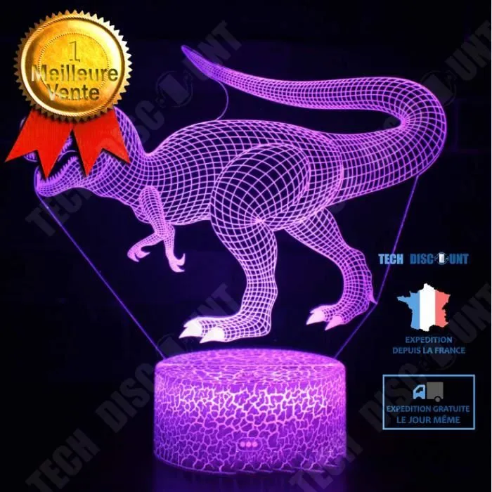 TD® Veilleuse 3D tactile coloré-0