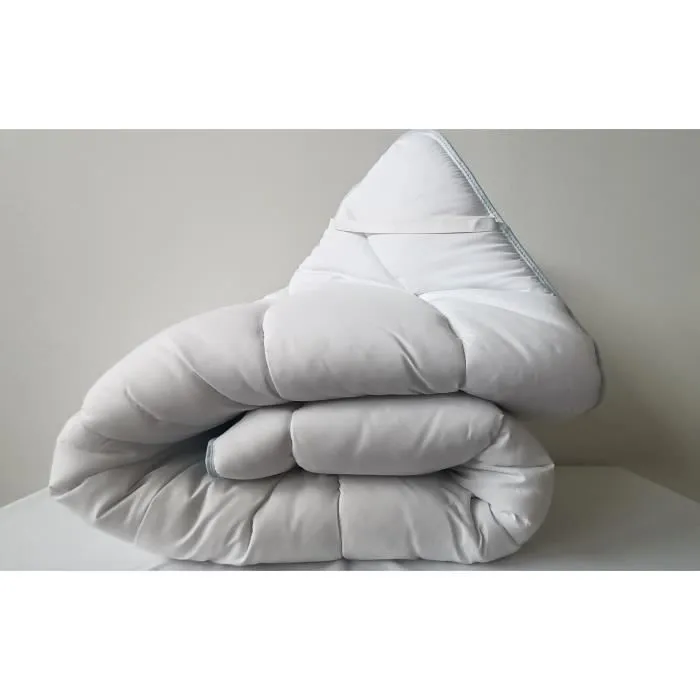 Surmatelas - MORTREUX - 2 personnes - Microfibre - 160x200 cm - Confort toutes saisons-0