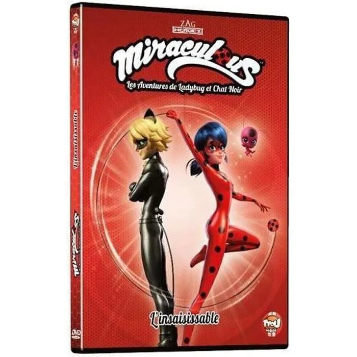 TF1 Miraculous, les aventures de Ladybug et Chat Noir Volume 10 L'insaisissable DVD - 5053083193225-0